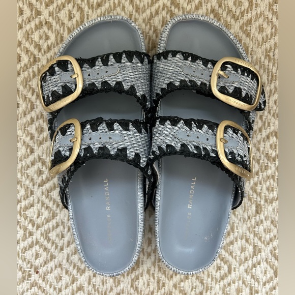 Loeffler Randall Blue Theo Sandals size 8 - Picture 2 of 5